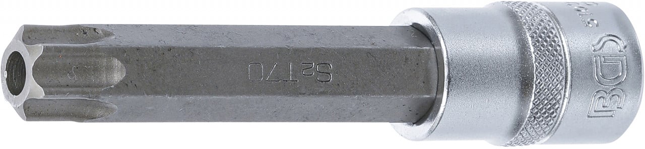 Bit Torx T70 cu gaura, lungime 100mm, antrenare cu tubulara 1/2″, BGS 5103-TB70 – Chei Tubulare cu Biti Bit Torx T70 cu gaura, lungime 100mm, antrenare cu tubulara 1/2", BGS 5103-TB70 - Chei Tubulare cu Biti