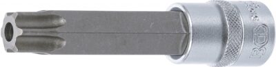 Bit Torx T80 cu gaura, lungime 100mm, antrenare cu tubulara 1/2", BGS 5103-TB80