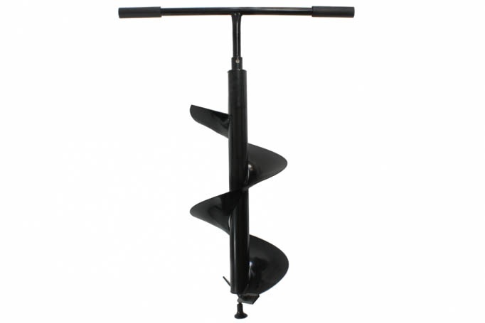Burghiu manual pentru pamant 300mm – In lucru Burghiu manual pentru pamant 300mm - In lucru