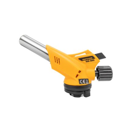 Cap arzător pentru butelie gaz spray, placă ceramică, aprindere piezo, conectare bayonet ROTOR RAB-509C