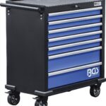 Carucior atelier XL, 7 sertare, gol, BGS 4205 - SimpleTools
