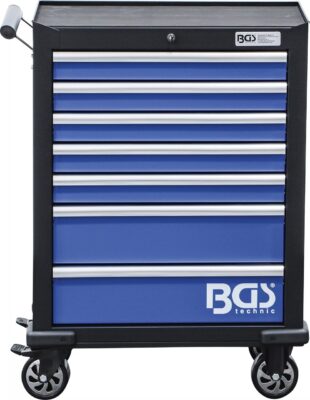 Carucior de atelier cu 7 sertare gol fara echipare, BGS 4204