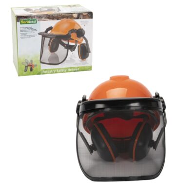 Casca cu viziera protectie din plasa si antifoane - SimpleTools