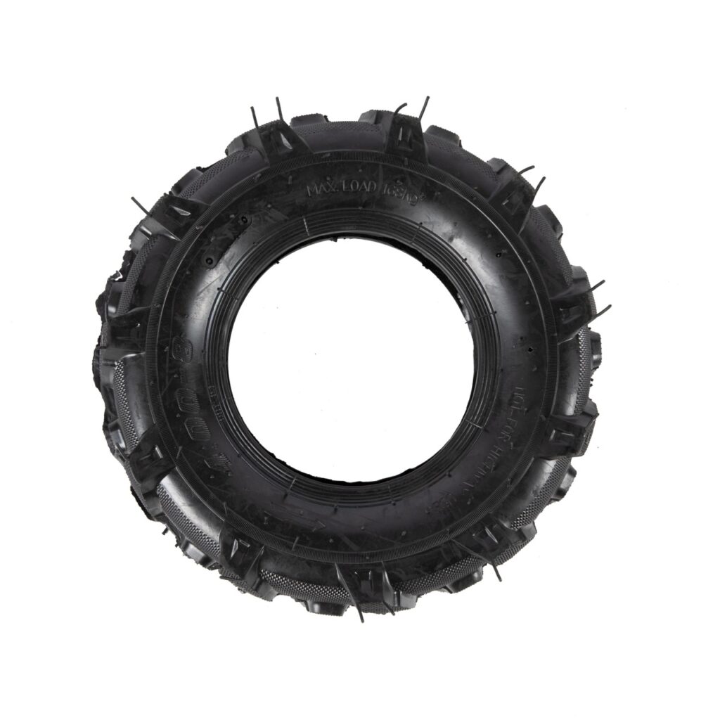 Cauciuc + camera tractor Micul Fermier 4.00-8 - In lucru