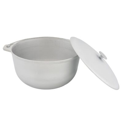 Ceaun tuci aluminiu alimentar cu capac, capacitate 10 litri ROTOR