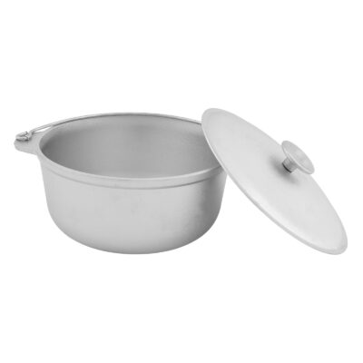 Ceaun tuci aluminiu alimentar cu capac, capacitate 3 litri ROTOR