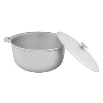 Ceaun tuci aluminiu alimentar cu capac, capacitate 8 litri ROTOR