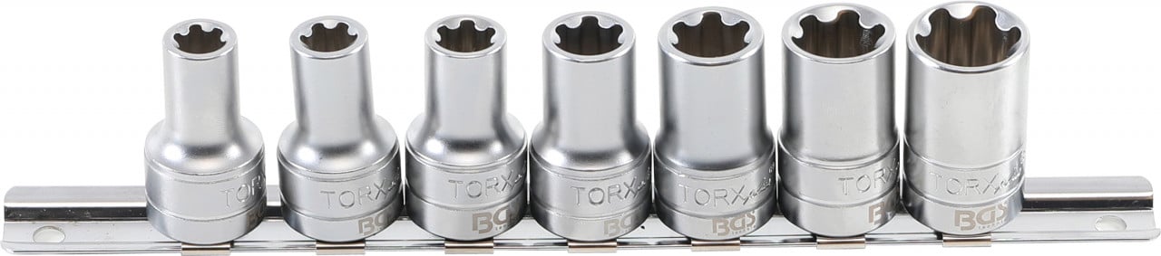Chei tubulare profil Torx Plus10EP – 20EP, antrenare10 mm (3/8″), 7 piese, BGS 9587 – Truse Scule Chei tubulare profil Torx Plus10EP - 20EP, antrenare10 mm (3/8"), 7 piese, BGS 9587 - Truse Scule
