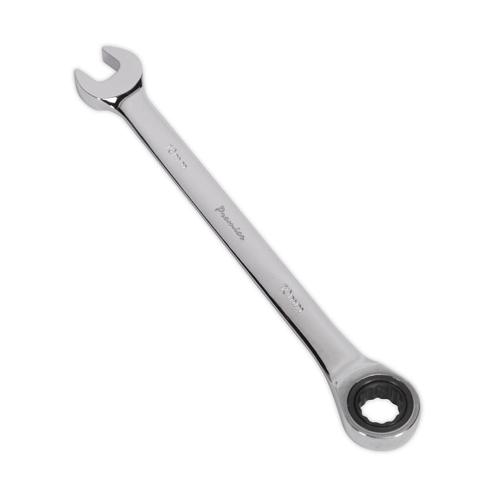 Cheie combinata cu clichet, 10mm – In lucru Cheie combinata cu clichet, 10mm - In lucru