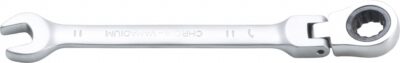 Cheie combinata cu clichet 11 mm articulata, BGS 6711