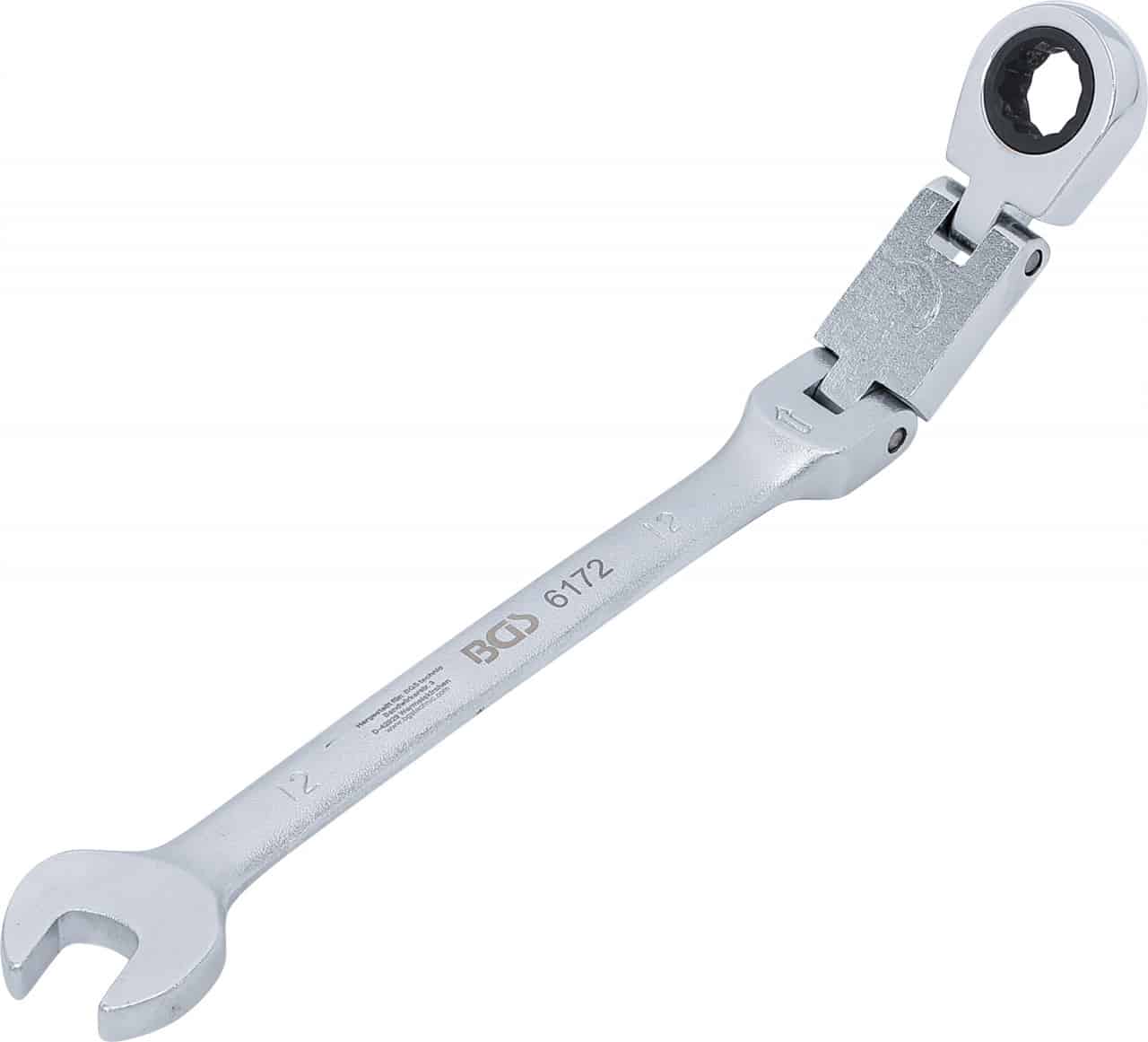 Cheie combinata cu clichet 12 mm dublu articulata, BGS 6172 – Chei combinate/fixe si inelare Cheie combinata cu clichet 12 mm dublu articulata, BGS 6172 - Chei combinate/fixe si inelare