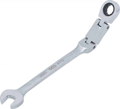 Cheie combinata cu clichet 13 mm dublu articulata, BGS 6173