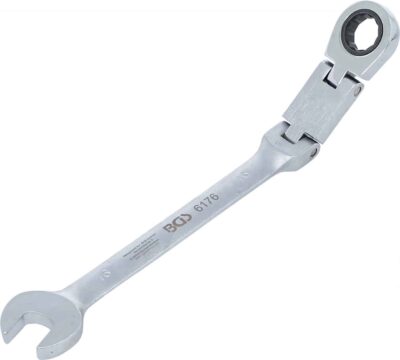 Cheie combinata cu clichet 16 mm dublu articulata, BGS 6176
