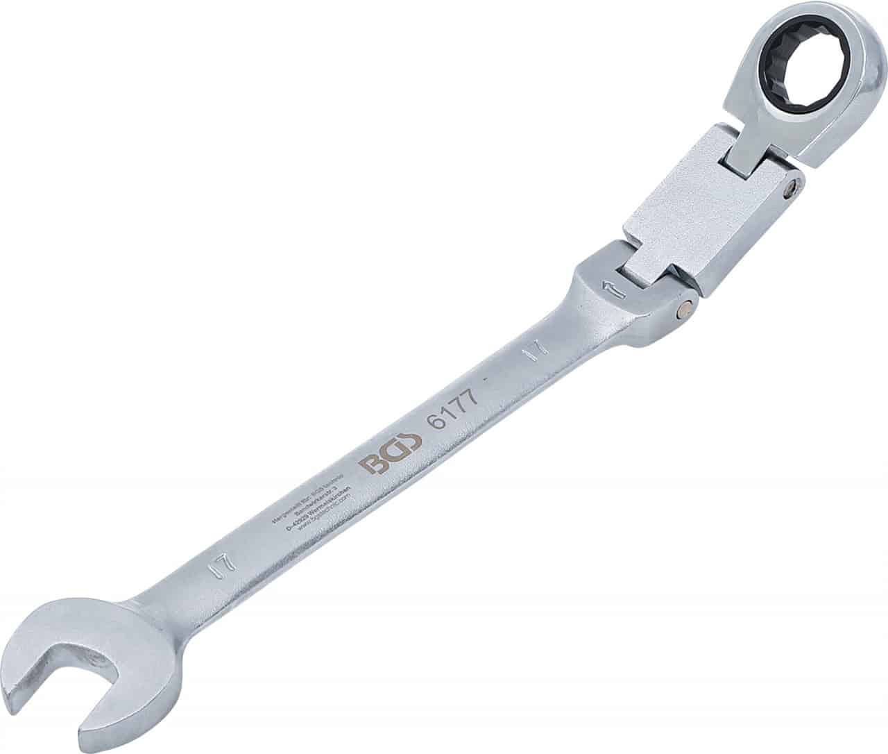 Cheie combinata cu clichet 17 mm dublu articulata, BGS 6177 – Chei combinate/fixe si inelare Cheie combinata cu clichet 17 mm dublu articulata, BGS 6177 - Chei combinate/fixe si inelare