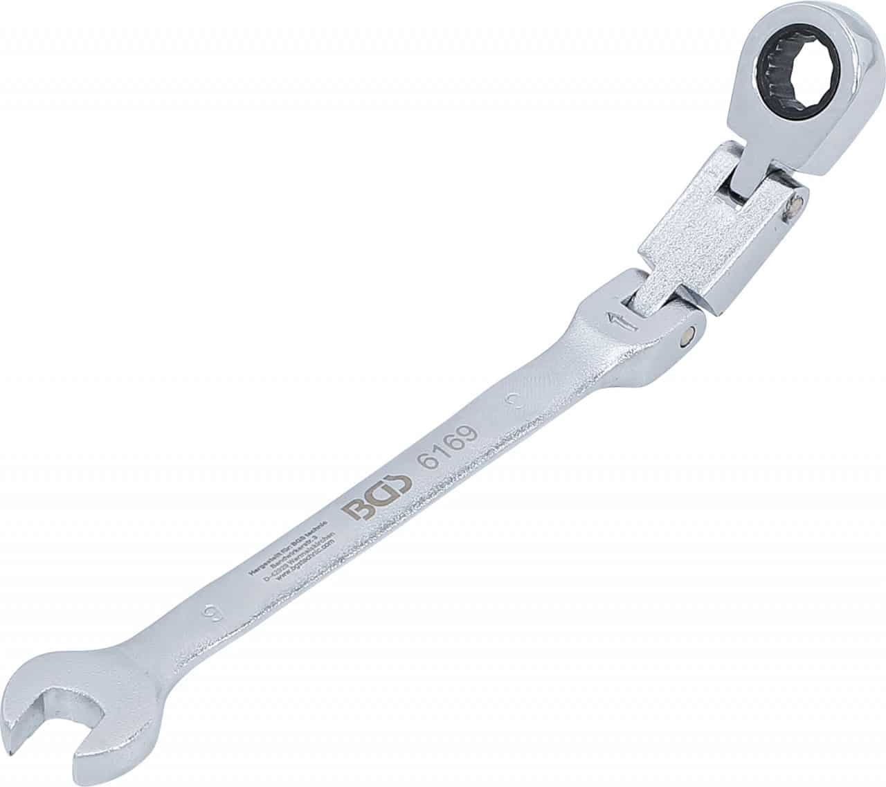 Cheie combinata cu clichet 9 mm dublu articulata, BGS 6169 – Chei combinate/fixe si inelare Cheie combinata cu clichet 9 mm dublu articulata, BGS 6169 - Chei combinate/fixe si inelare