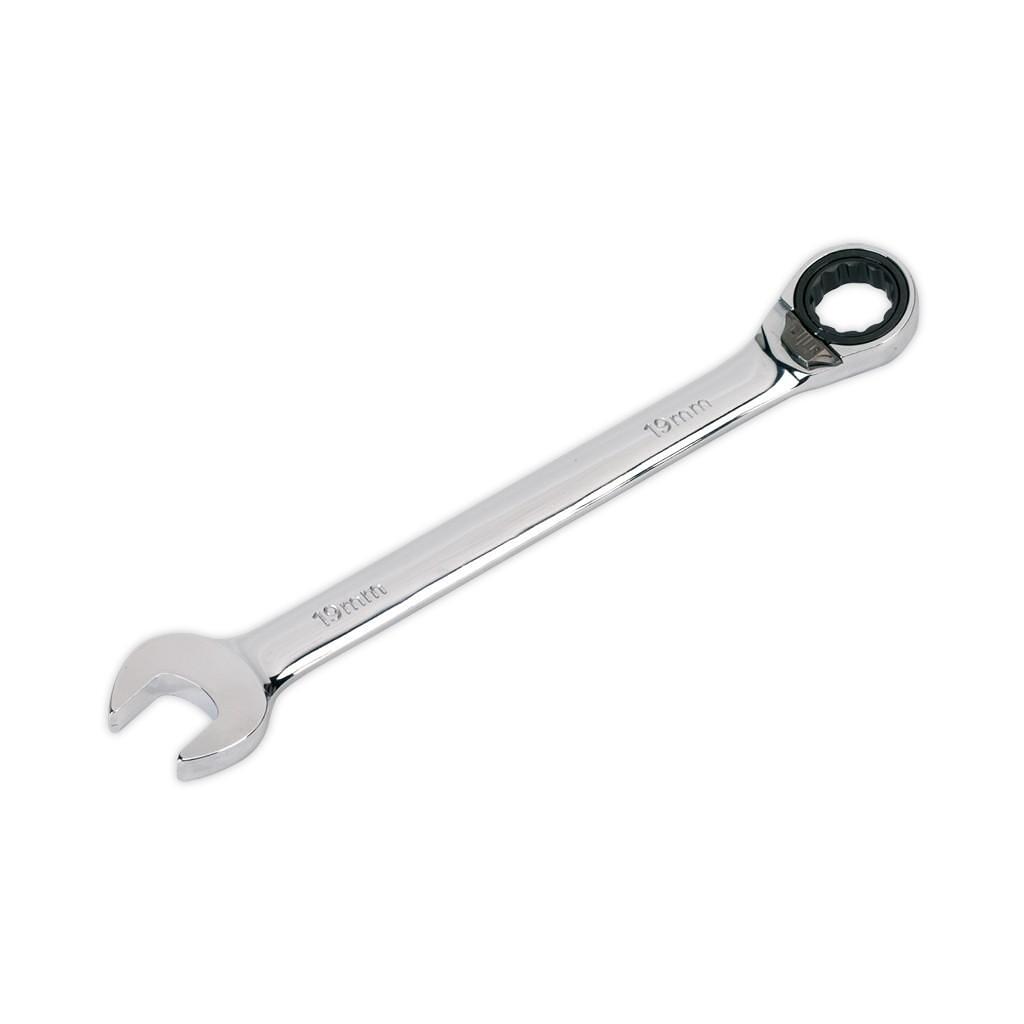 Cheie combinata prevazuta cu clichet, 19mm – Chei combinate/fixe si inelare Cheie combinata prevazuta cu clichet, 19mm - Chei combinate/fixe si inelare