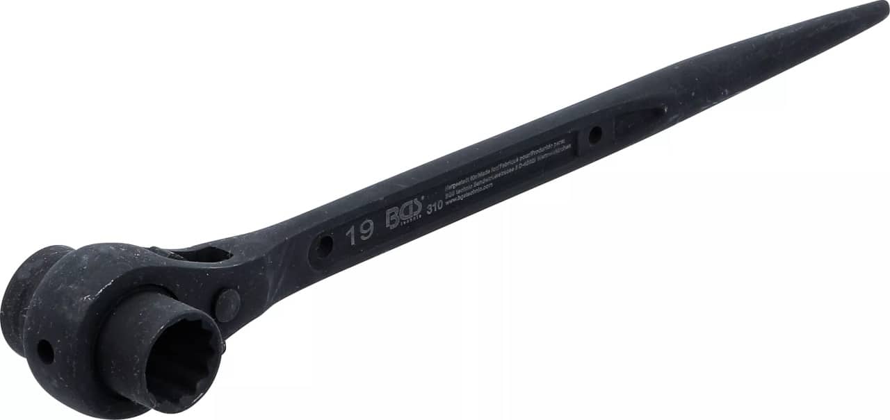Cheie cu clichet pentru montat schele, 19 x 22 mm, BGS 310 – Clicheti si chei dinamometrice Cheie cu clichet pentru montat schele, 19 x 22 mm, BGS 310 - Clicheti si chei dinamometrice