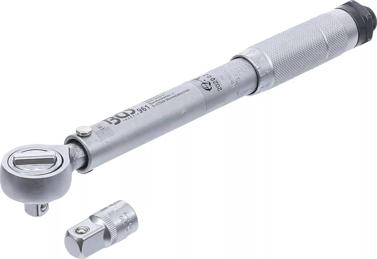 Cheie dinamometrica, 3/8″, 20-110 NM, include adaptor la 1/2″, BGS 961 – Clicheti si chei dinamometrice Cheie dinamometrica, 3/8", 20-110 NM, include adaptor la 1/2", BGS 961 - Clicheti si chei dinamometrice