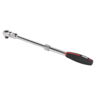 Cheie extensibila cu clichet reversibil si capat flexibil, actionare 1/2”, Sealey