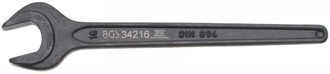 Cheie fixa simpla,16 mm,DIN 894, BGS 34216 – Chei combinate/fixe si inelare Cheie fixa simpla,16 mm,DIN 894, BGS 34216 - Chei combinate/fixe si inelare