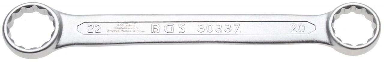 Cheie inelara 20×22 mm, BGS 30337 – Chei combinate/fixe si inelare Cheie inelara 20x22 mm, BGS 30337 - Chei combinate/fixe si inelare