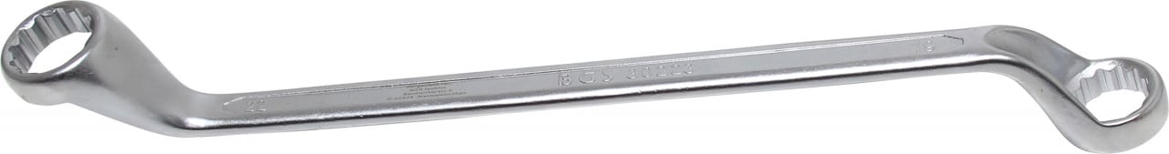 Cheie inelara cu cot, 75°, 19×22 mm, BGS 30223 – Chei combinate/fixe si inelare Cheie inelara cu cot, 75°, 19x22 mm, BGS 30223 - Chei combinate/fixe si inelare