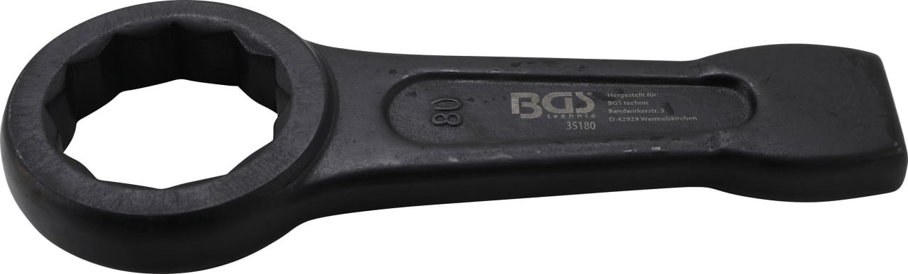 Cheie inelara cu impact | 80 mm, BGS 35180 – Chei combinate/fixe si inelare Cheie inelara cu impact | 80 mm, BGS 35180 - Chei combinate/fixe si inelare