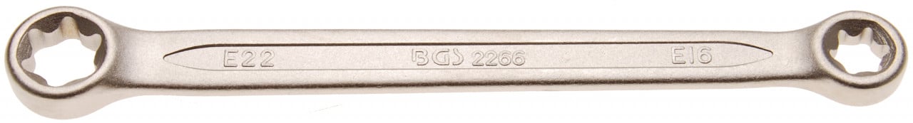 Cheie inelara dreapta E16xE22, BGS 2266 – Chei combinate/fixe si inelare Cheie inelara dreapta E16xE22, BGS 2266 - Chei combinate/fixe si inelare