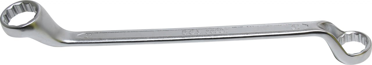 Cheie inelara dubla cu cot, 24×27 mm, 75°, BGS 30224 – Chei combinate/fixe si inelare Cheie inelara dubla cu cot, 24x27 mm, 75°, BGS 30224 - Chei combinate/fixe si inelare