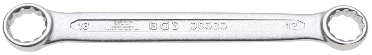 Cheie inelara, extra plata, 12 x 13 mm, BGS 30333 – Chei combinate/fixe si inelare Cheie inelara, extra plata, 12 x 13 mm, BGS 30333 - Chei combinate/fixe si inelare