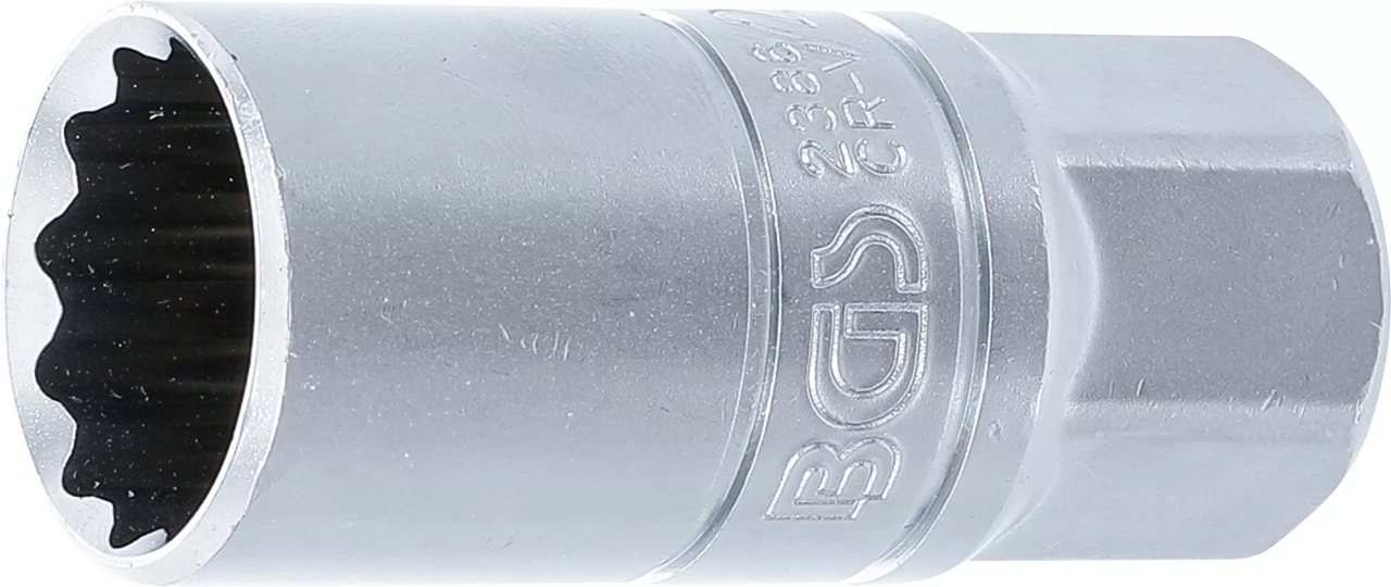 Cheie pentru bujii 21 mm in 12 colturi cu cauciuc de prindere, antrenare 1/2″, BGS 2386 – Motor Cheie pentru bujii 21 mm in 12 colturi cu cauciuc de prindere, antrenare 1/2", BGS 2386 - Motor