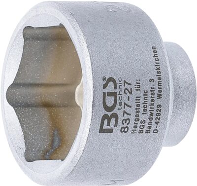 Cheie pentru filtru de ulei 27 mm pentru Mercedes A-Class, din trusa BGS 8377, BGS 8377-27