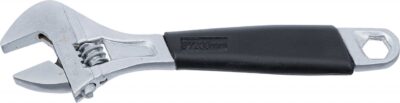 Cheie reglabila 8" cu rola, mâner acoperit in plastic, deschidere max. 26mm, lungime 250 mm, BGS 1441