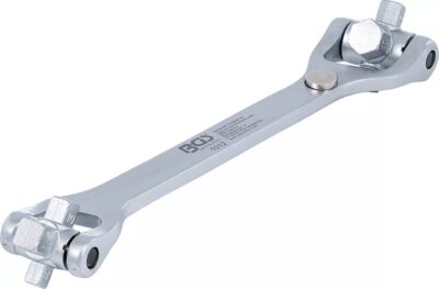 Cheie speciala pentru busoane de ulei, patrat de 8mm - 10mm - 3/8" - 1/2" si hexagon 10 - 12 - 14 - 17mm, BGS 1012