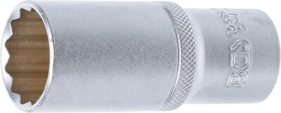 Cheie tubulara adanca 24 mm, 12 puncte, antrenare 1/2'', BGS 10688