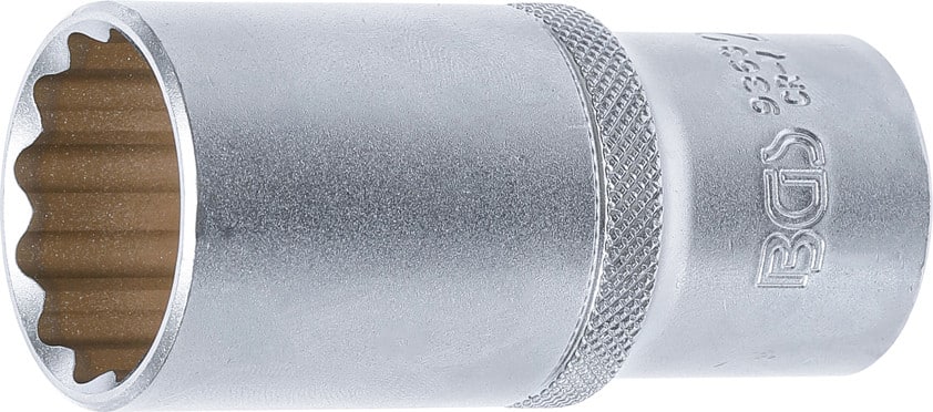 Cheie tubulara adanca 27 mm, 12 puncte, antrenare 1/2”, BGS 9363 – Chei Tubulare Normale si Impact Cheie tubulara adanca 27 mm, 12 puncte, antrenare 1/2'', BGS 9363 - Chei Tubulare Normale si Impact