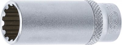 Cheie tubulara adanca Gear Lock 13 mm, antrenare 1/4'', BGS 10163