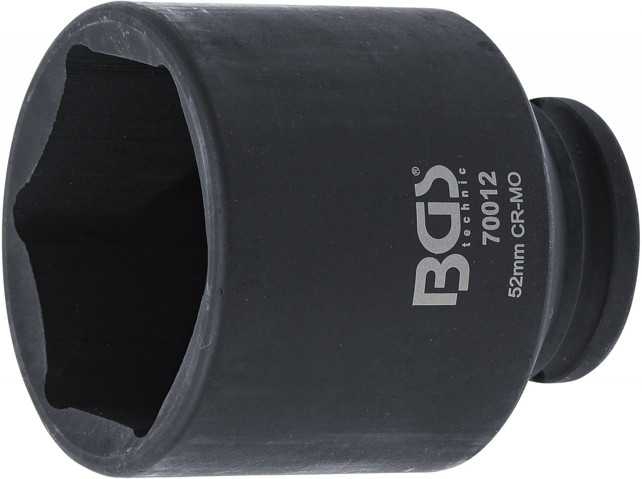 Cheie tubulara de impact 52 mm in 6 colturi, antrenare 12, 5 mm (1/2″), BGS 70012 – Chei Tubulare Normale si Impact Cheie tubulara de impact 52 mm in 6 colturi, antrenare 12, 5 mm (1/2"), BGS 70012 - Chei Tubulare Normale si Impact