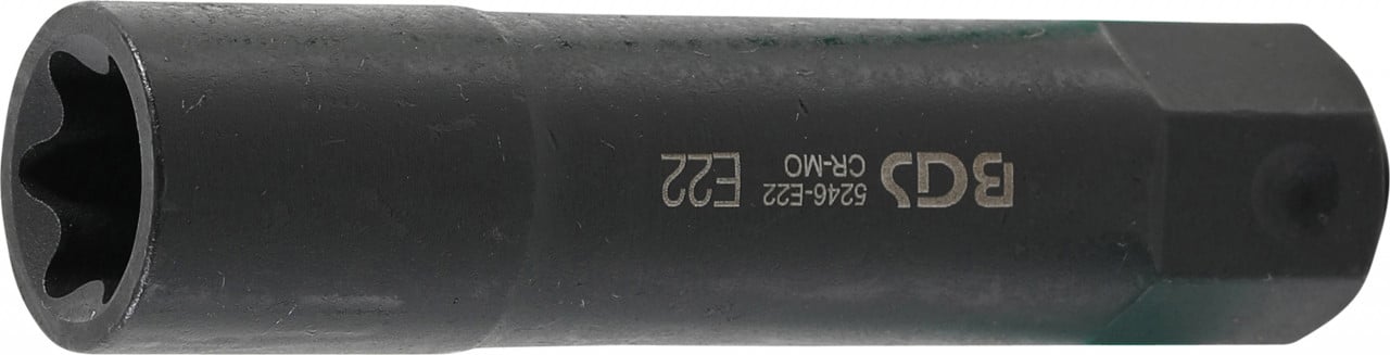 Cheie tubulara de impact Profil E22, lungime100 mm, antrenare hexagon 22 mm, BGS 5246-E22 – Chei Tubulare Normale si Impact Cheie tubulara de impact Profil E22, lungime100 mm, antrenare hexagon 22 mm, BGS 5246-E22 - Chei Tubulare Normale si Impact