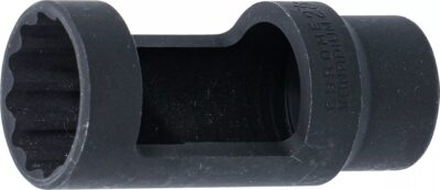 Cheie tubulara decupata pentru sonda Lambda, 27 x 78 mm, 12 colturi, antrenare 12,5mm(1/2"), BGS 1140-27