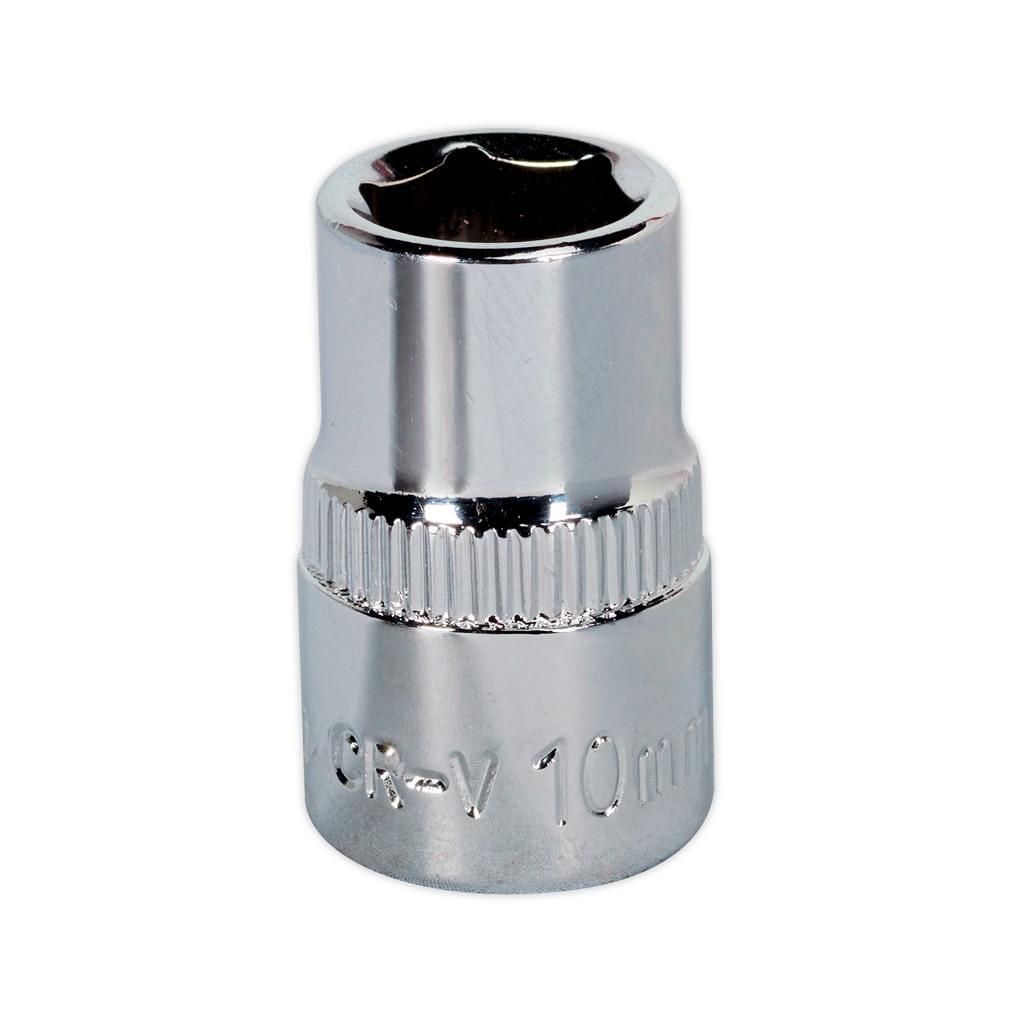 Cheie tubulara Sealey, 10mm, actionare de 3/8″ – In lucru Cheie tubulara Sealey, 10mm, actionare de 3/8" - In lucru
