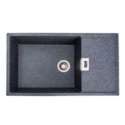 Chiuveta de bucatarie Elefant Premium Diamond Grafit , 856x500 mm