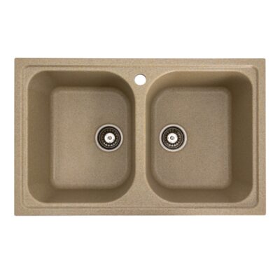 Chiuveta de bucatarie Elefant Premium Equatoria, Nisip bej , 785x490 mm