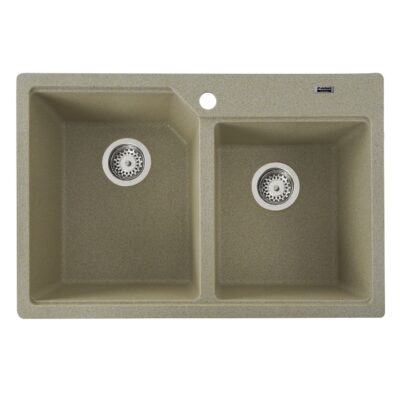 Chiuveta de bucătărie Elefant Premium Harmony , Nisip bej 775x495/420 mm