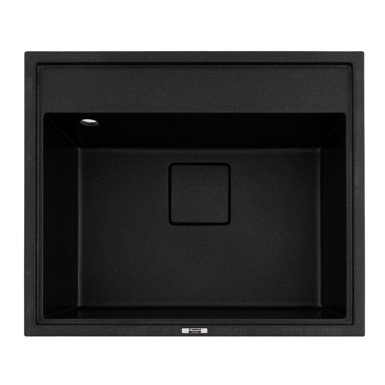 Chiuveta de bucatarie Elefant Premium SHERLIT, Negru metalic 600×500 mm – In lucru Chiuveta de bucatarie Elefant Premium SHERLIT, Negru metalic 600x500 mm - In lucru