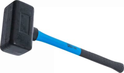 Ciocan de cauciuc diametru 70mm cu maner de fibra pentru vulcanizare, greutate 2100g, lungime 480mm, BGS 1968