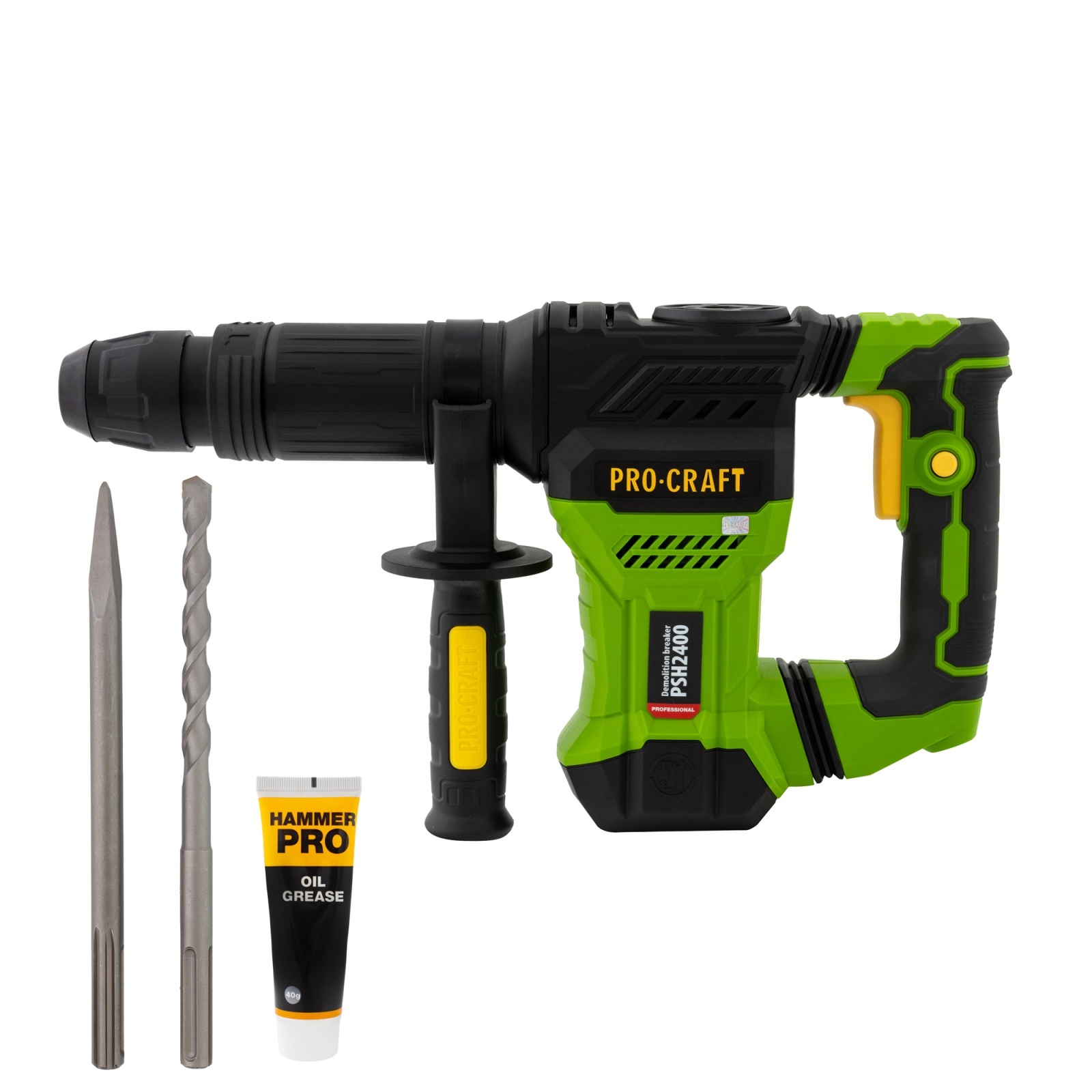 Ciocan demolator PROCRAFT PSH2400, 1300 W, 18J, 3900 BPM – Ciocane rotopercutoare si demolatoare Ciocan demolator PROCRAFT PSH2400, 1300 W, 18J, 3900 BPM - Ciocane rotopercutoare si demolatoare