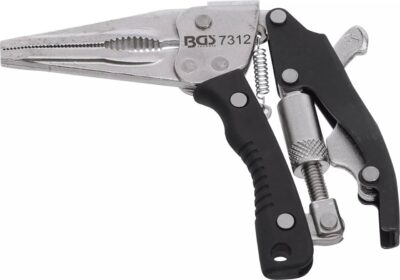 Cleşte autoblocant cu falci lungi tip pistol, lungime 170 mm, BGS 7312