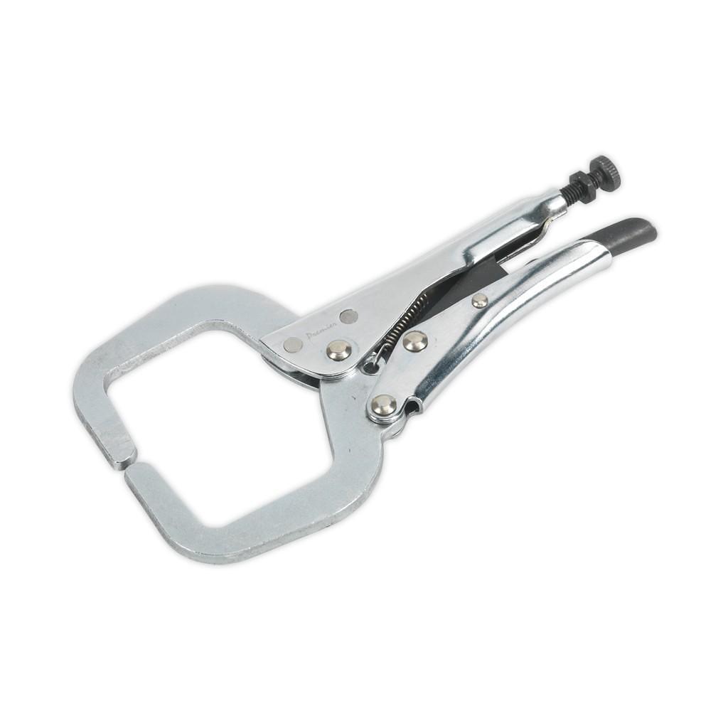 Cleste autoblocant tinichigerie, 165mm – In lucru Cleste autoblocant tinichigerie, 165mm - In lucru