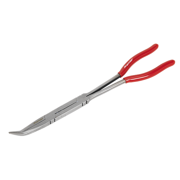 Cleste cu varf indoit la 45 ° – In lucru Cleste cu varf indoit la 45 ° - In lucru